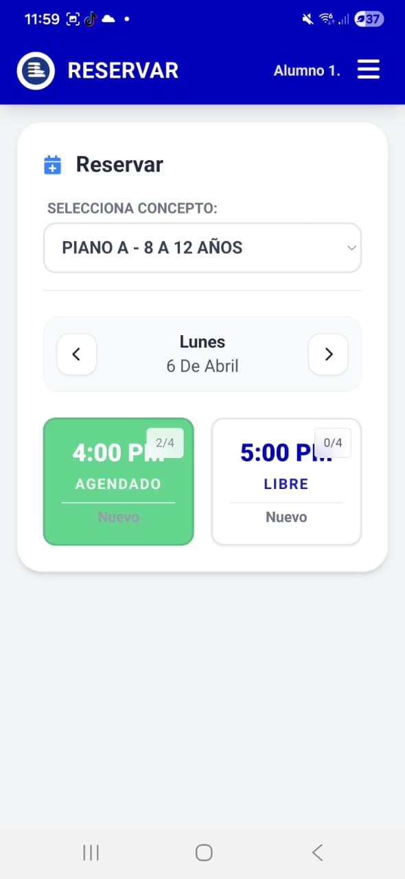 App de Reservas